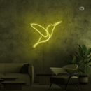 Sinal de néon Pássaro artístico