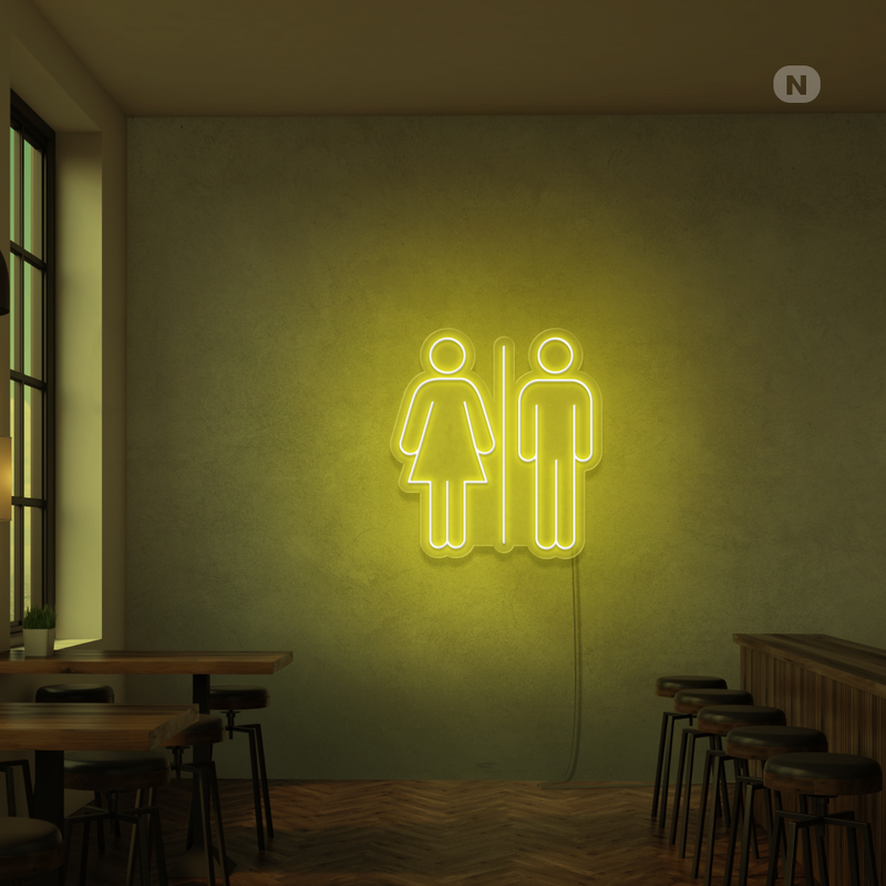 Sinal de néon Sanita