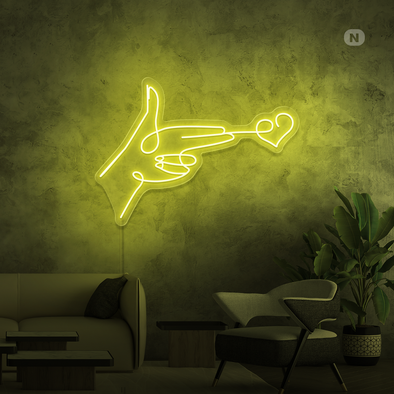 Sinal de néon Lovestarget