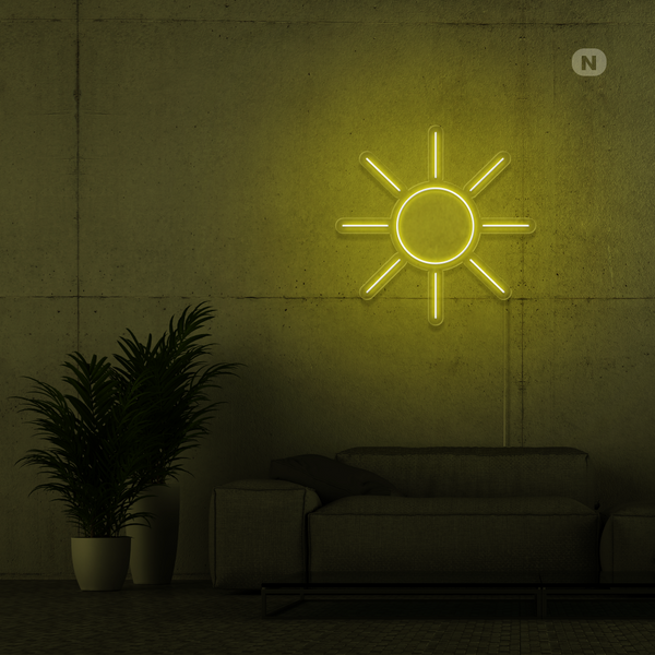 Sinal de néon Sol