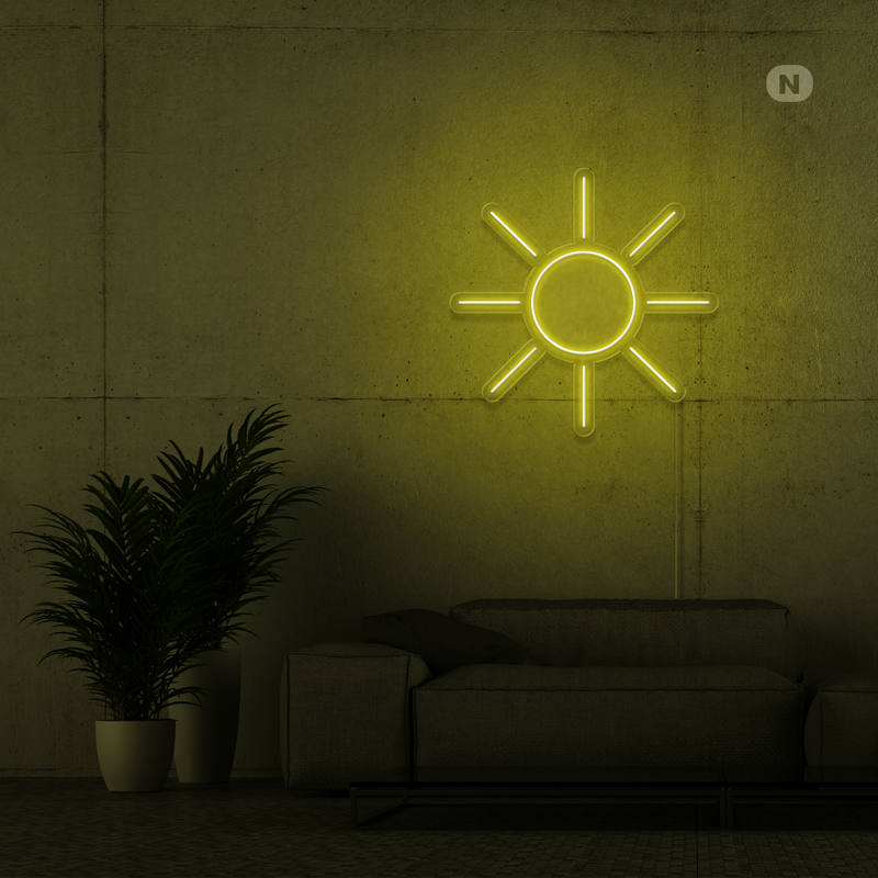 Sinal de néon Sol