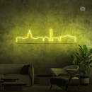 Sinal de néon Skyline