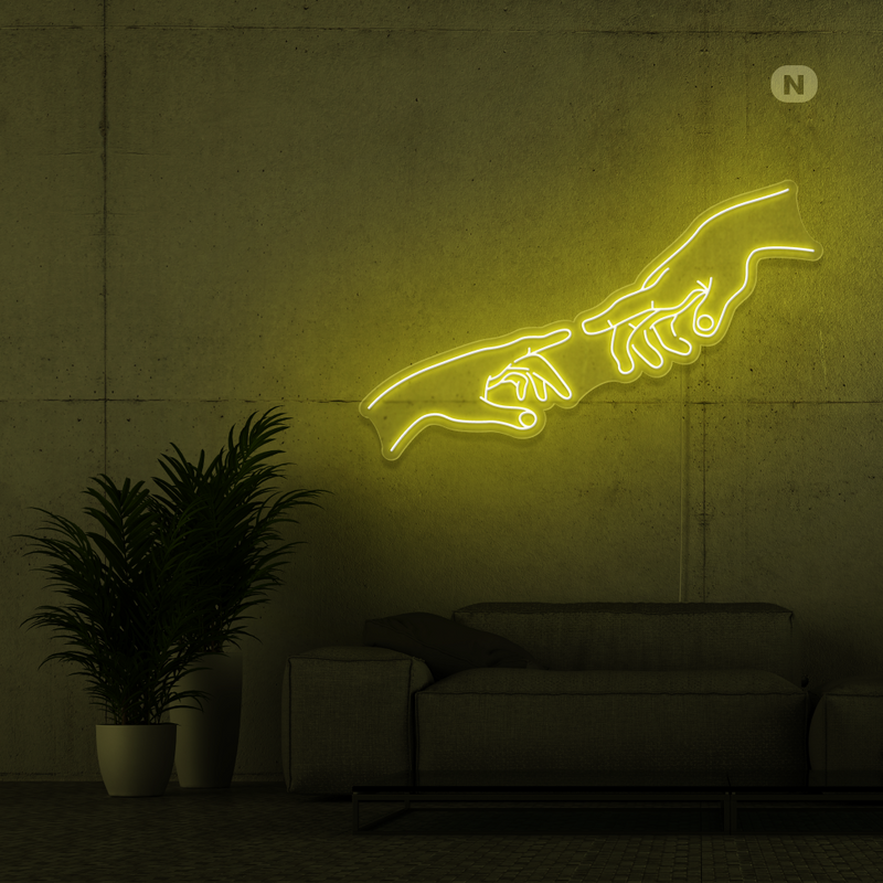 Sinal de néon Ligação