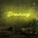 Sinal de néon Dreaming