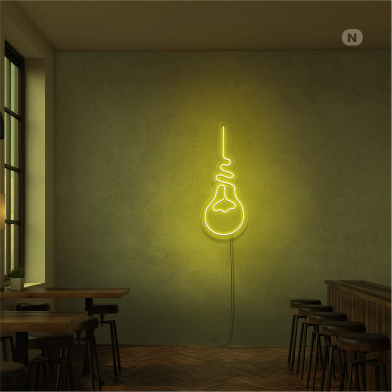 Sinal de néon Lâmpada