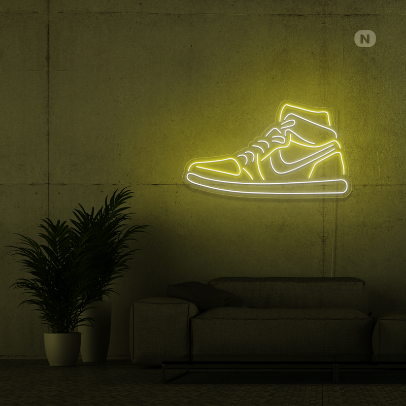 Sinal de néon Sapato