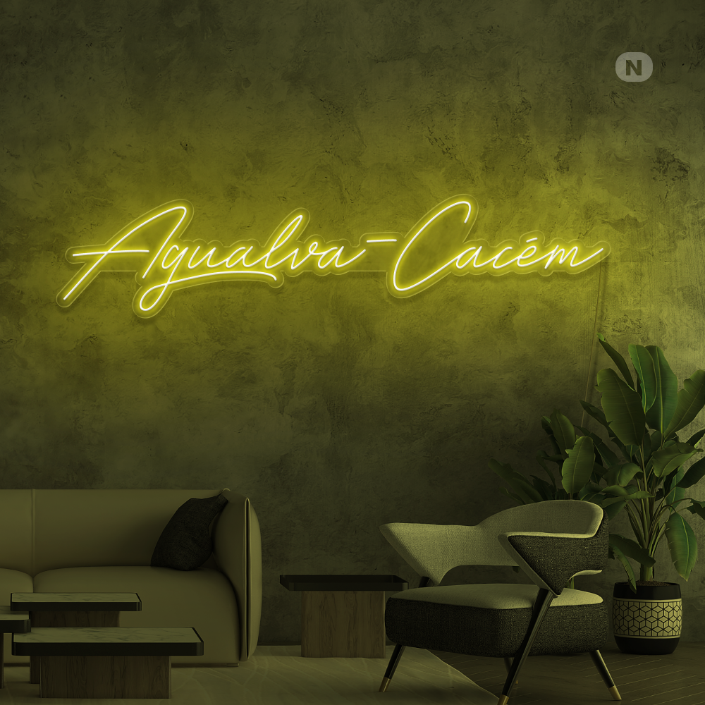 Sinal de néon Agualva Cacem