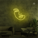 Sinal de néon Rosto de mulher