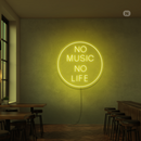 Sinal de néon Music