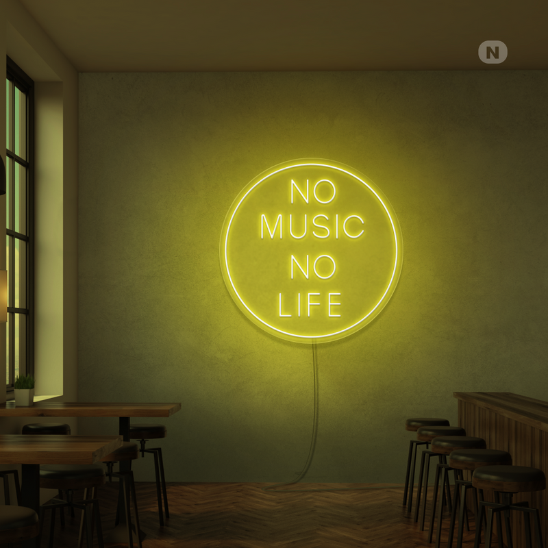 Sinal de néon Music