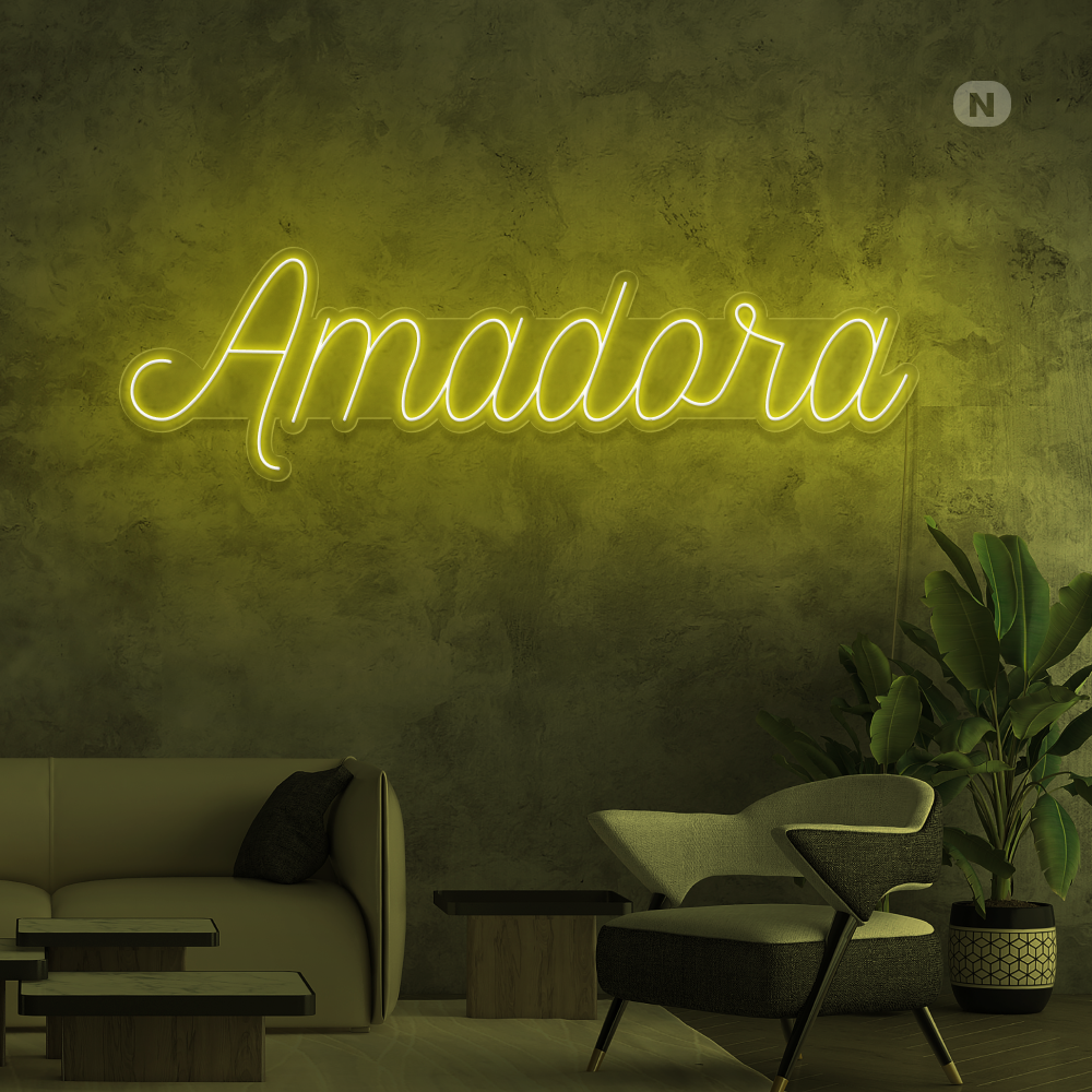 Sinal de néon Amadara