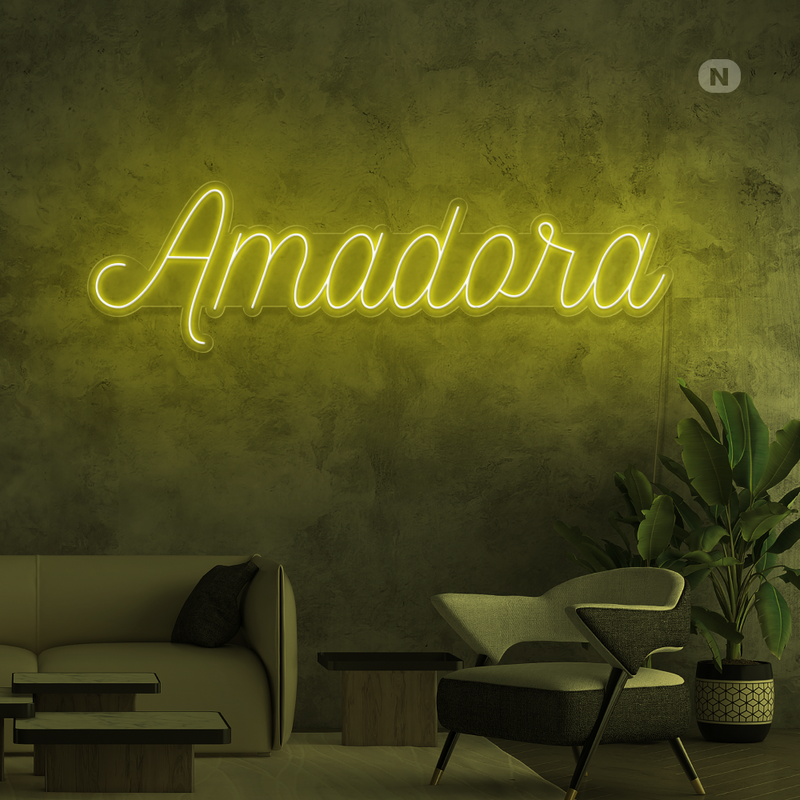 Sinal de néon Amadara