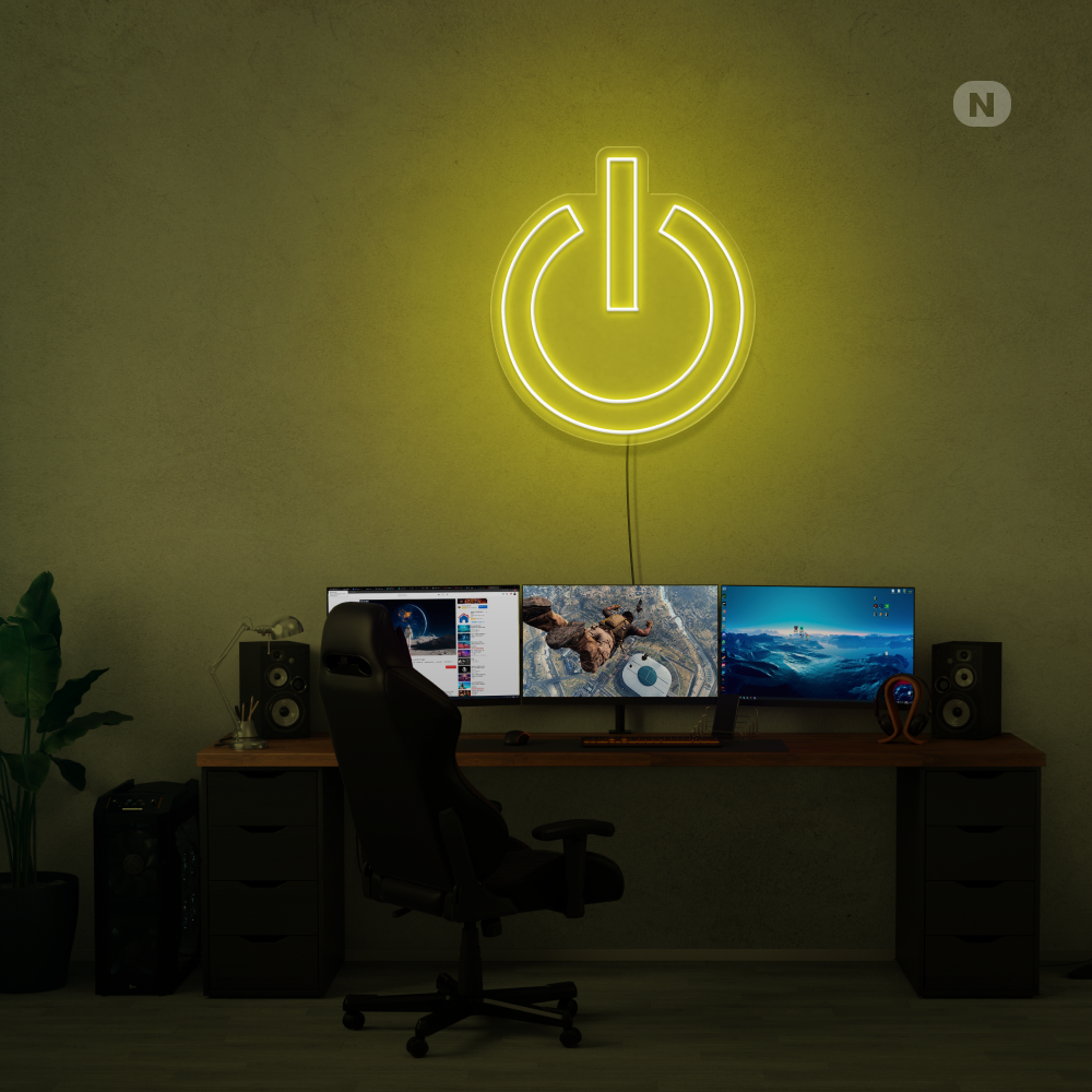 Sinal de néon Potência