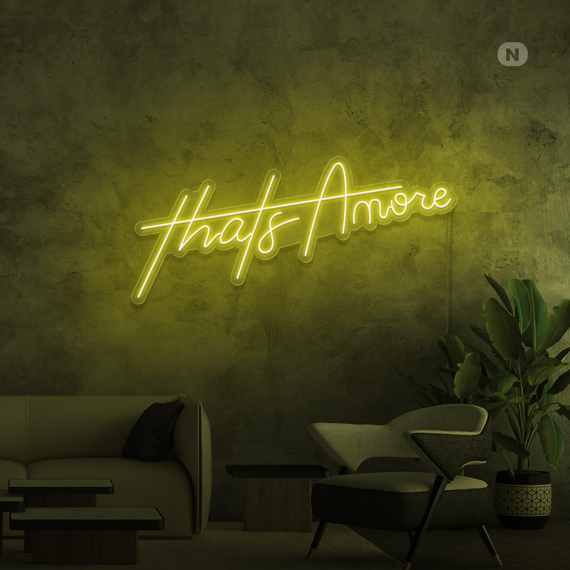 Sinal de néon Thats Amore