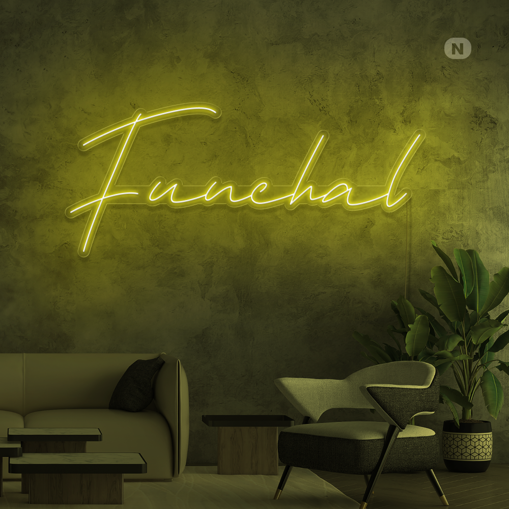 Sinal de néon Funchal