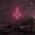 Sinal de néon Estrela cruzada