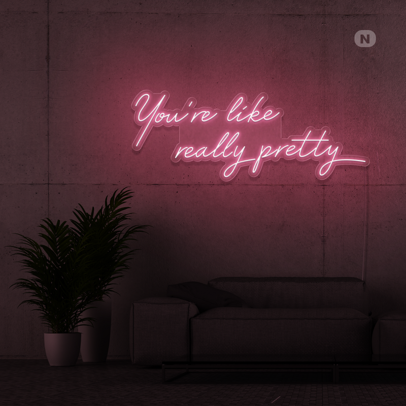 Sinal de néon Life Quote