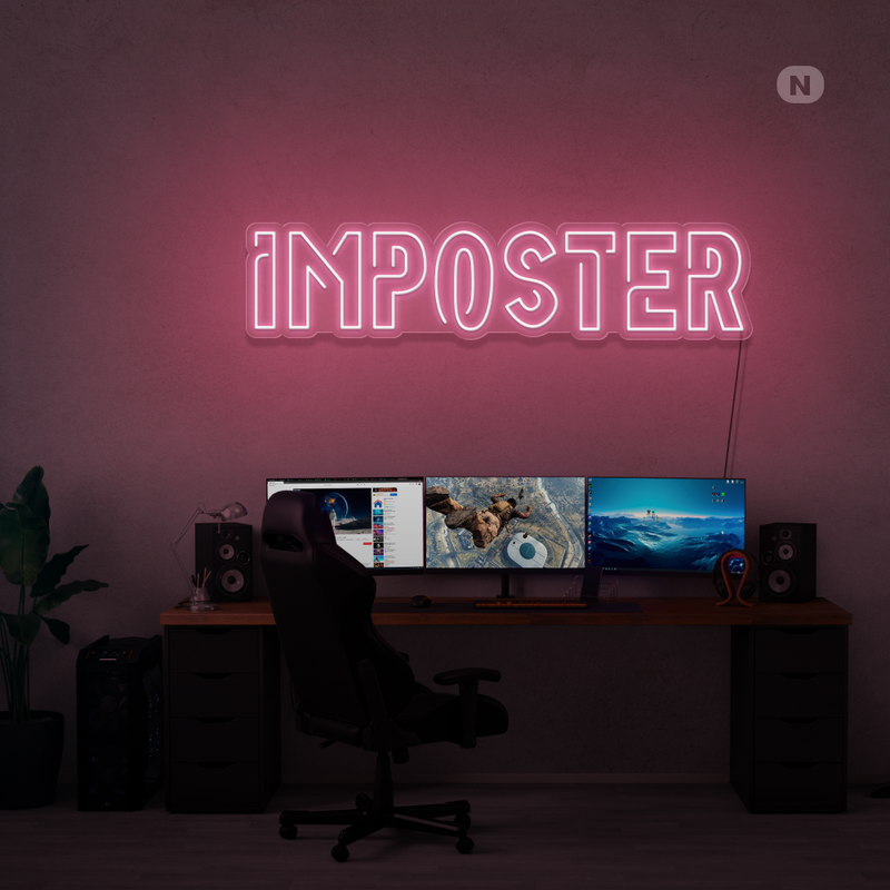 Sinal de néon Imposter