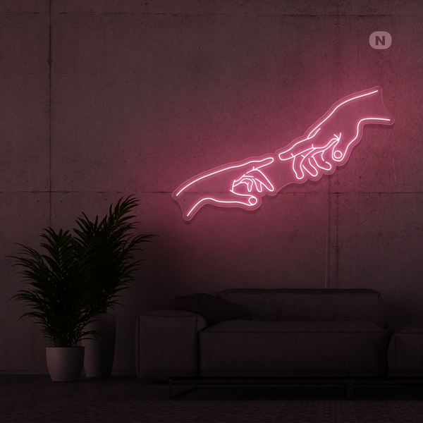 Sinal de néon Ligação