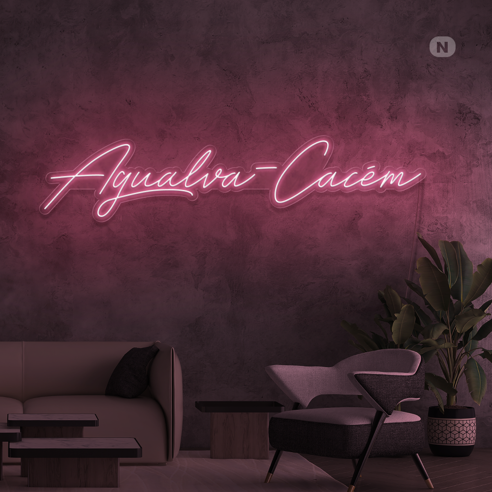 Sinal de néon Agualva Cacem