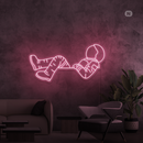 Sinal de néon Astronauta