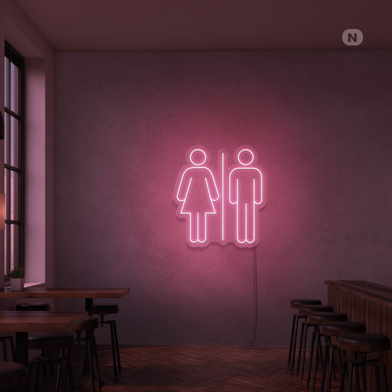 Sinal de néon Sanita