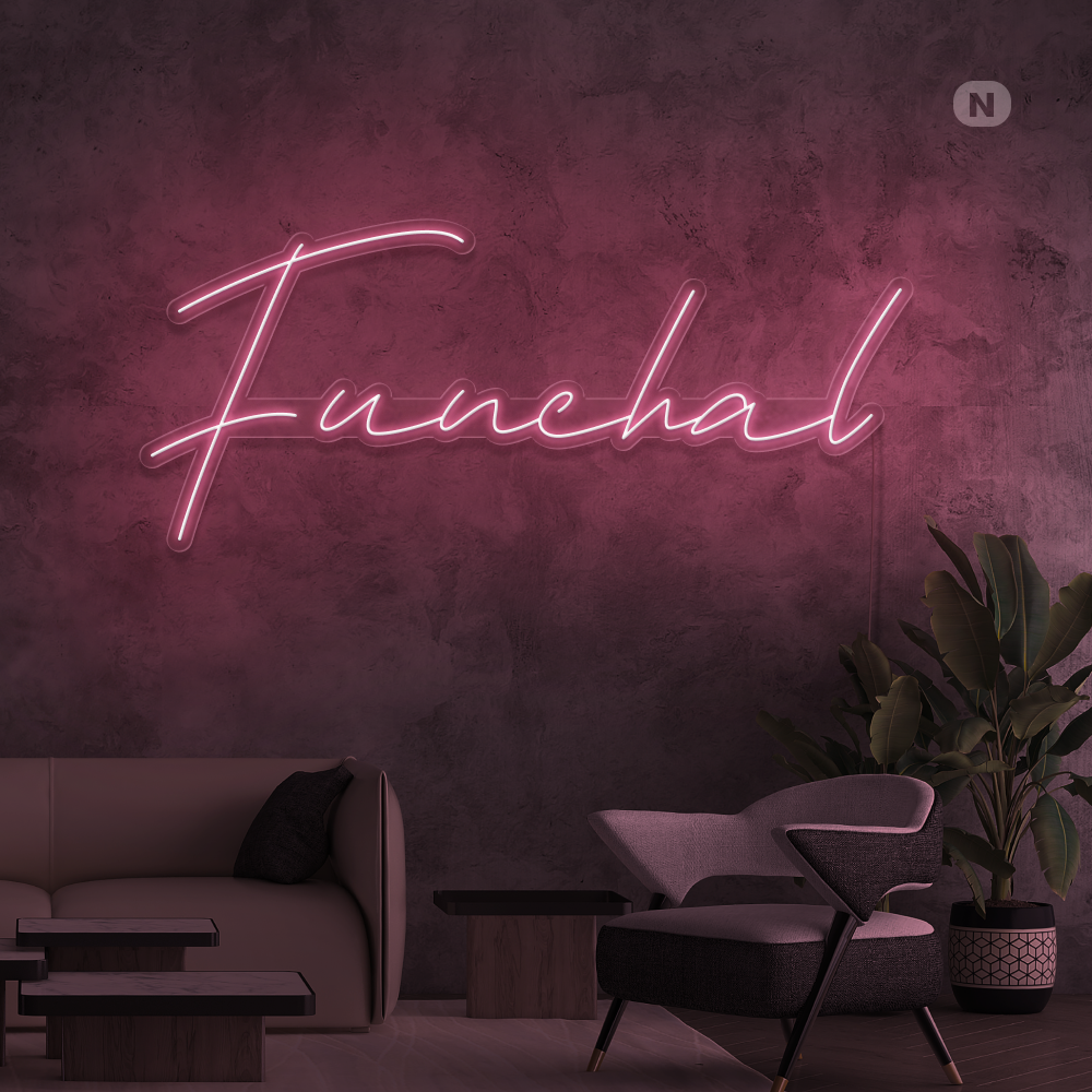 Sinal de néon Funchal