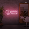 Sinal de néon Hair Salon