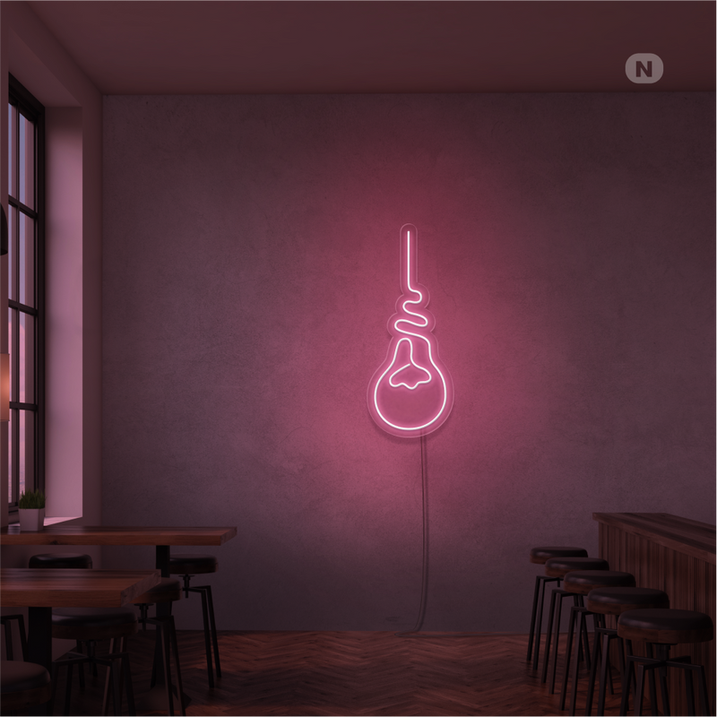 Sinal de néon Lâmpada