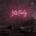 Sinal de néon Lets Party