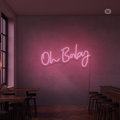 Sinal de néon Oh Baby