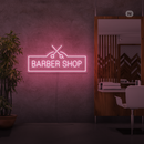 Sinal de néon Barber Shop