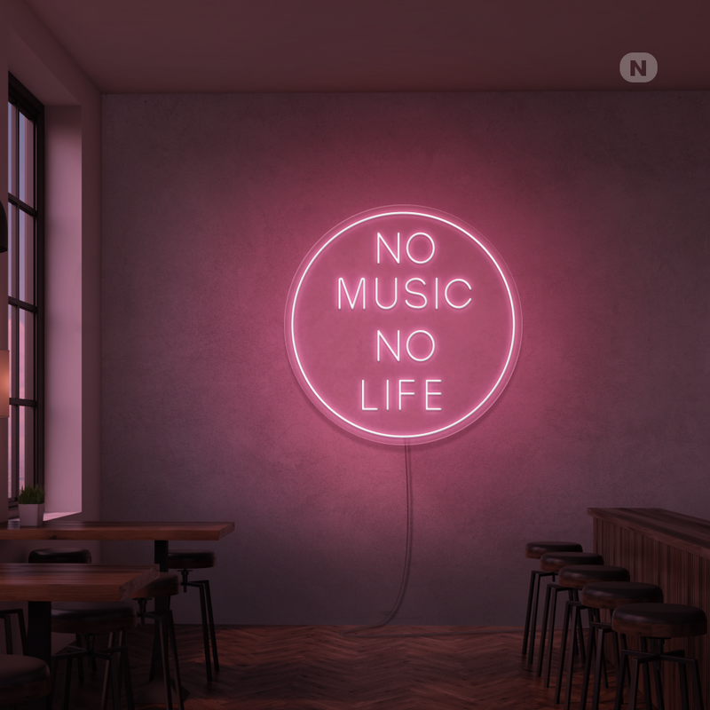 Sinal de néon Music