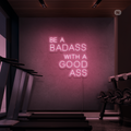 Sinal de néon Gym Quote