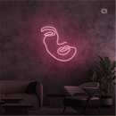 Sinal de néon Rosto de mulher