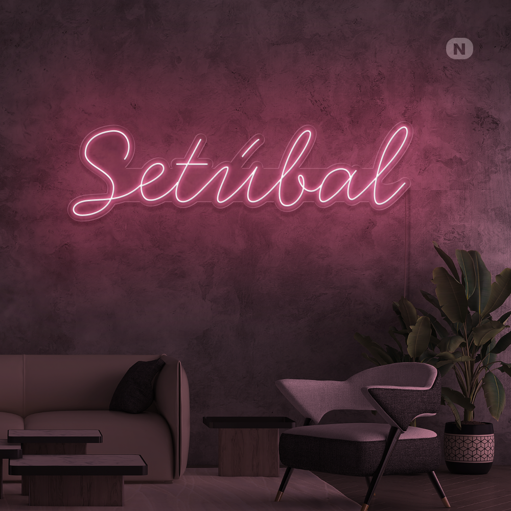 Sinal de néon Setubal