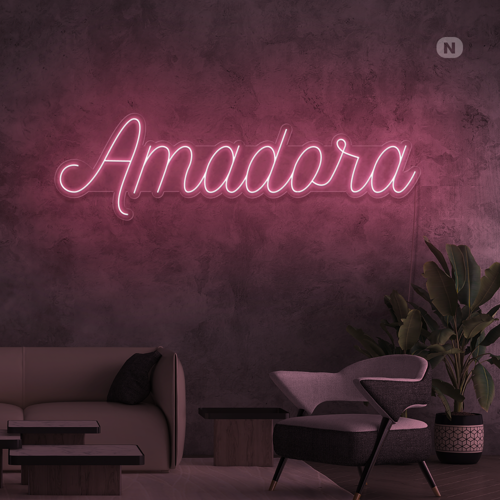 Sinal de néon Amadara