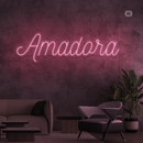 Sinal de néon Amadara