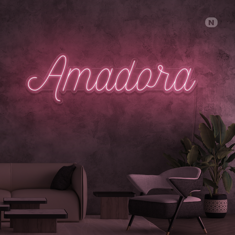 Sinal de néon Amadara