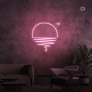 Sinal de néon Pôr do sol