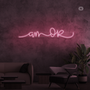 Sinal de néon Love 2