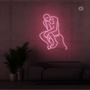 Sinal de néon O Pensador