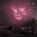 Sinal de néon Cara de Joker