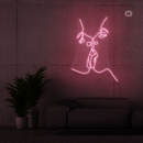 Sinal de néon Condividere l'amore