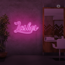 Sinal de néon Lashes