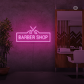 Sinal de néon Barber Shop