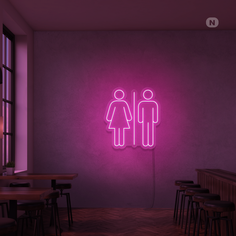 Sinal de néon Sanita