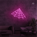Sinal de néon Teia de aranha