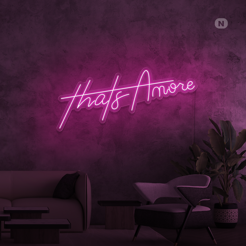 Sinal de néon Thats Amore