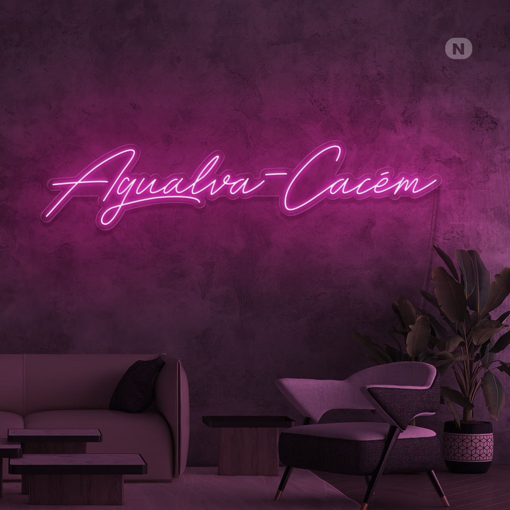 Sinal de néon Agualva Cacem